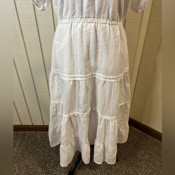 Betsey Johnson Spectator Puff Sleeve Midi Dress, size medium. - Picture 5 of 7